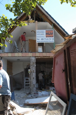 Hausrenovierung mit Schreinerei Huy - Giebelabri