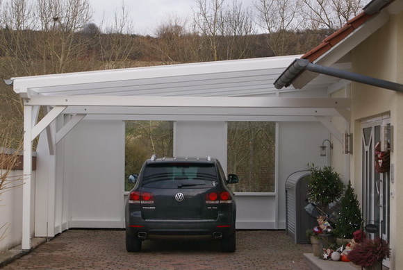 Carport von Schreinerei Huy - individuell angefertigt, auch für große Autos Carport von Schreinerei Huy - individuell angefertigt, auch für große Autos
