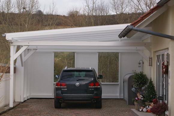 Carport von Schreinerei Huy - individuell angefertigt, auch fr groe Autos