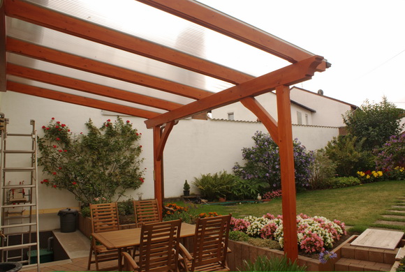 Pergola, Terrassenberdachung, Vordach - von Schreinerei Huy